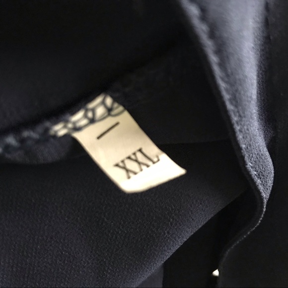 3/$20 Navy High Neck Tank Top - Picture 6 of 7